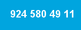 924 580 49 11
